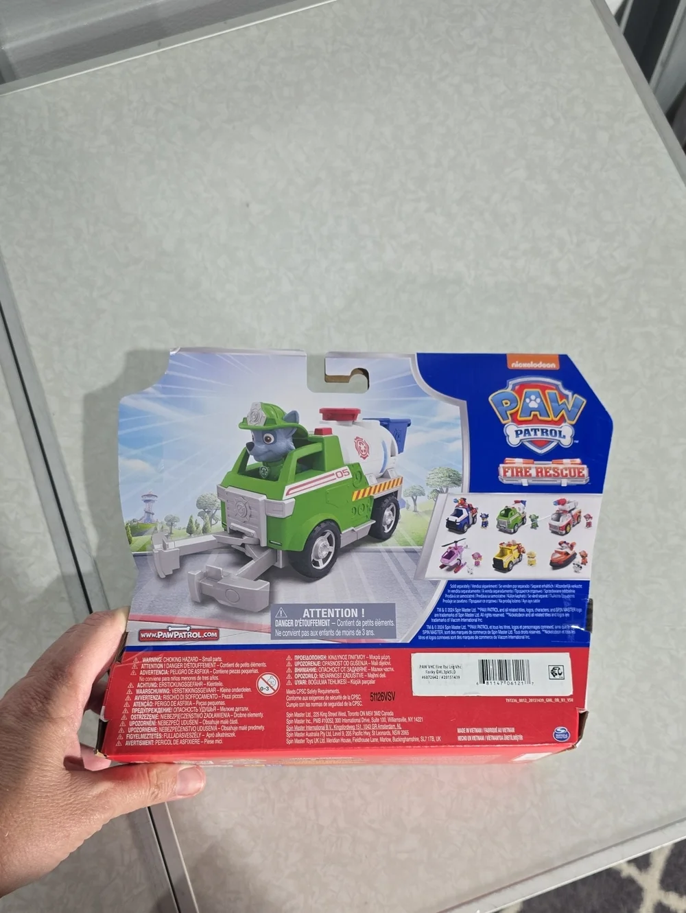 PAW Patrol Rocky Fire Rescue Tanker Truck - Green NWT